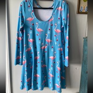 Shinesty Christmas flamingo dress